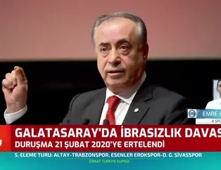 Mahkeme davayı erteledi G.Saray yönetimi görevine devam edecek