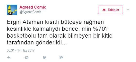 Ergin Ataman gitti sosyal medya sallandı