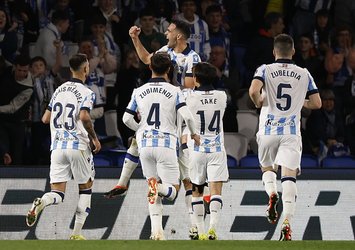 Real Sociedad evinde kazandı!