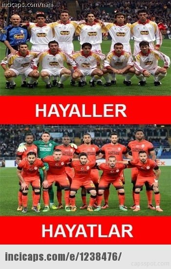 Galatasaray yenildi Caps’ler patladı