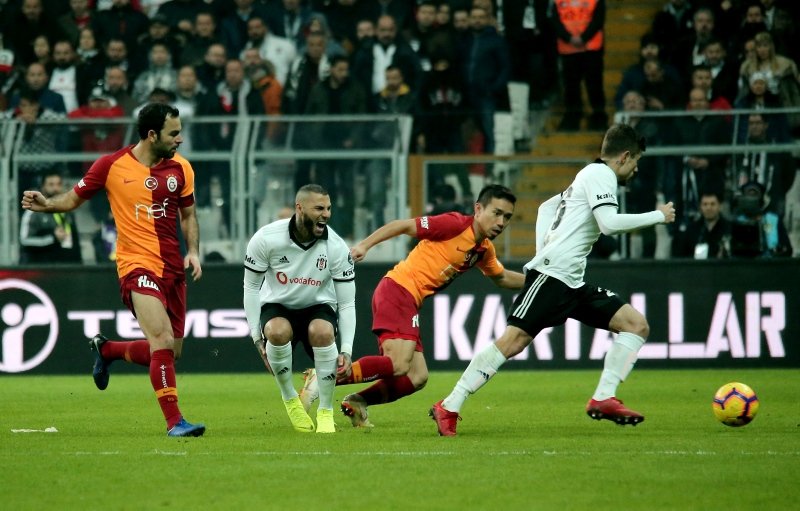 Beşiktaş - Galatasaray maçından kareler