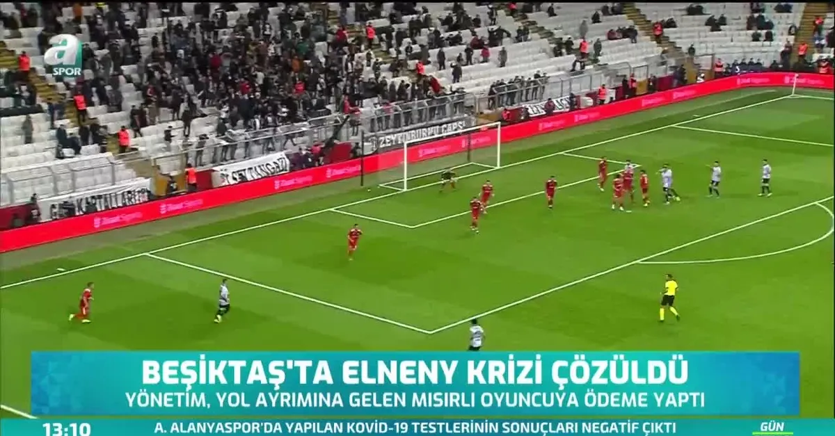 Beşiktaş'ta Elneny krizi çözüldü