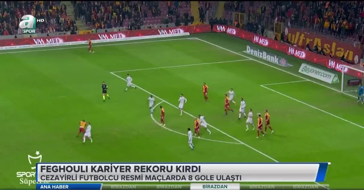 Feghouli kariyer rekoru kırdı