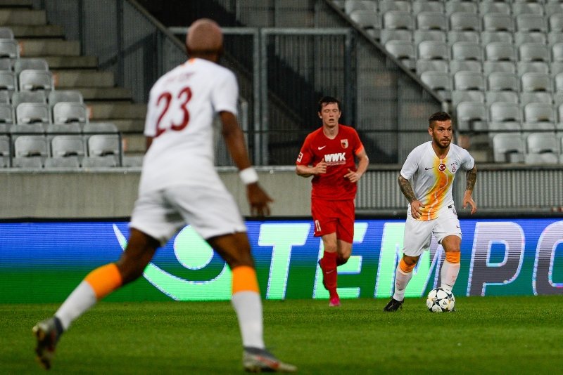 Galatasaray Augsburg maçından kareler!