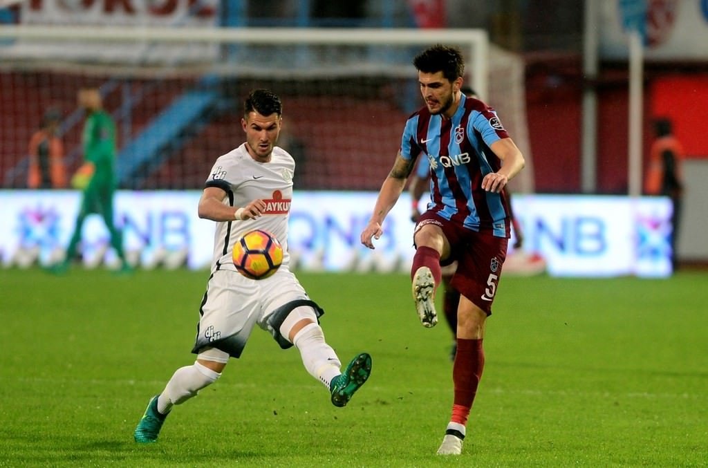 Trabzonspor-Çaykur Rizespor maçından kareler