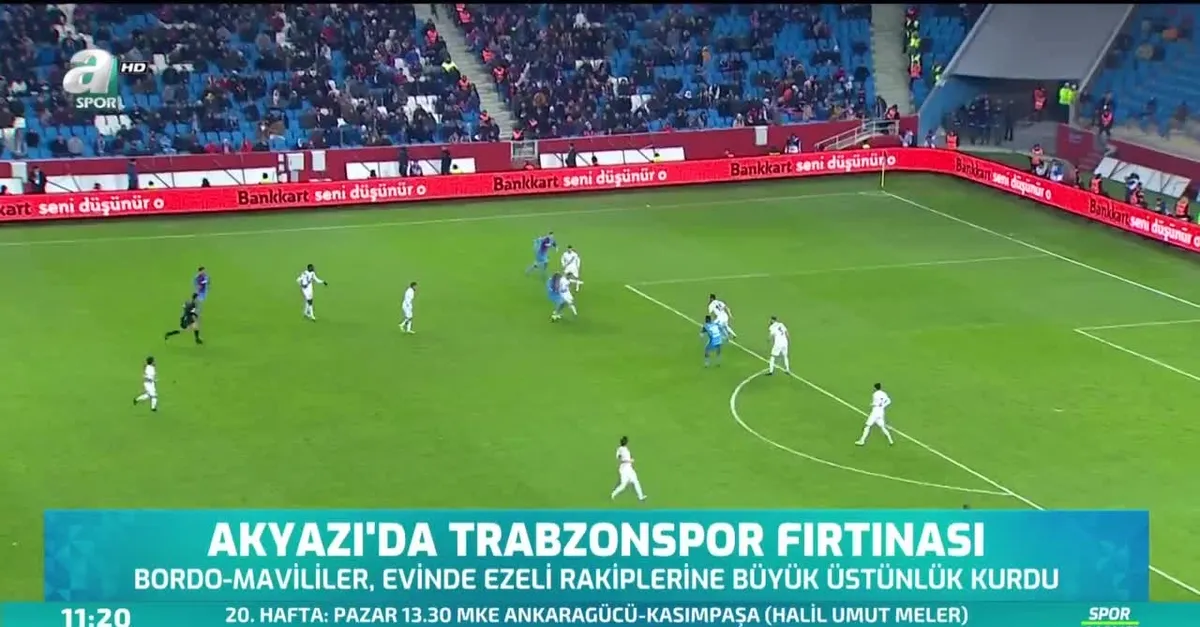 Akyazı'da Trabzonspor fırtınası