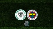 Konyaspor - F.Bahçe maçı ne zaman?