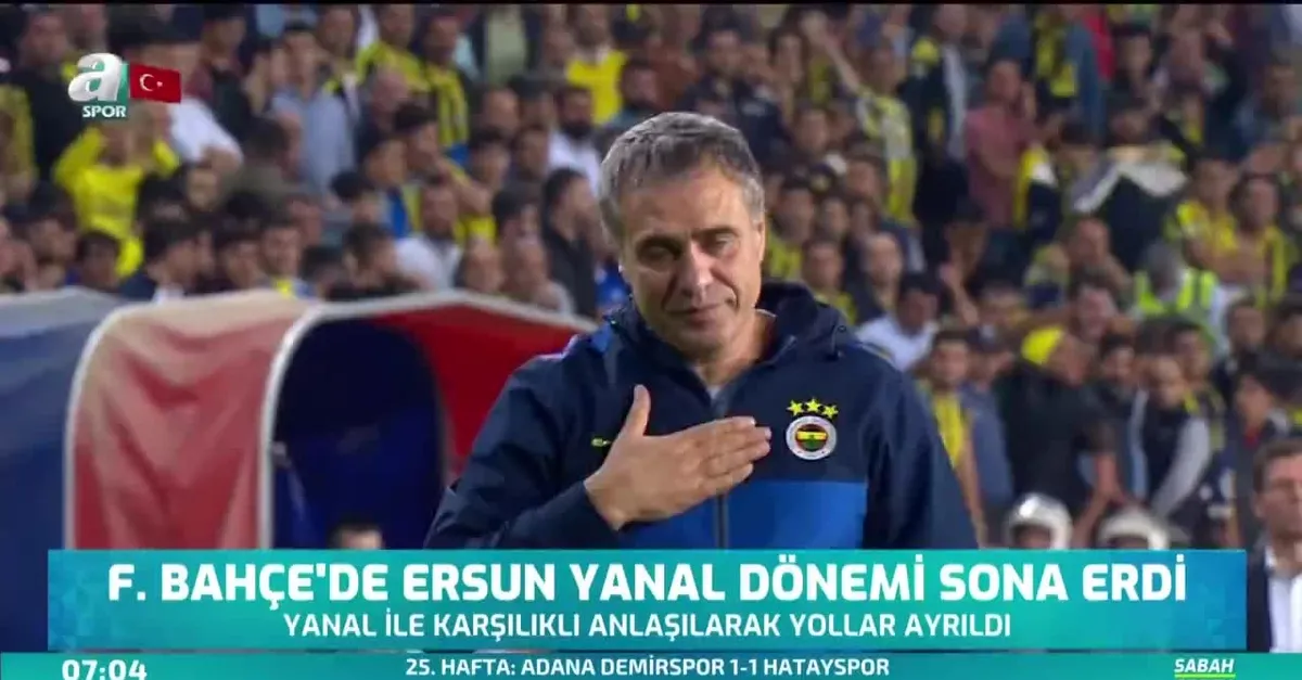 Fenerbahçe'de Ersun Yanal dönemi sona erdi