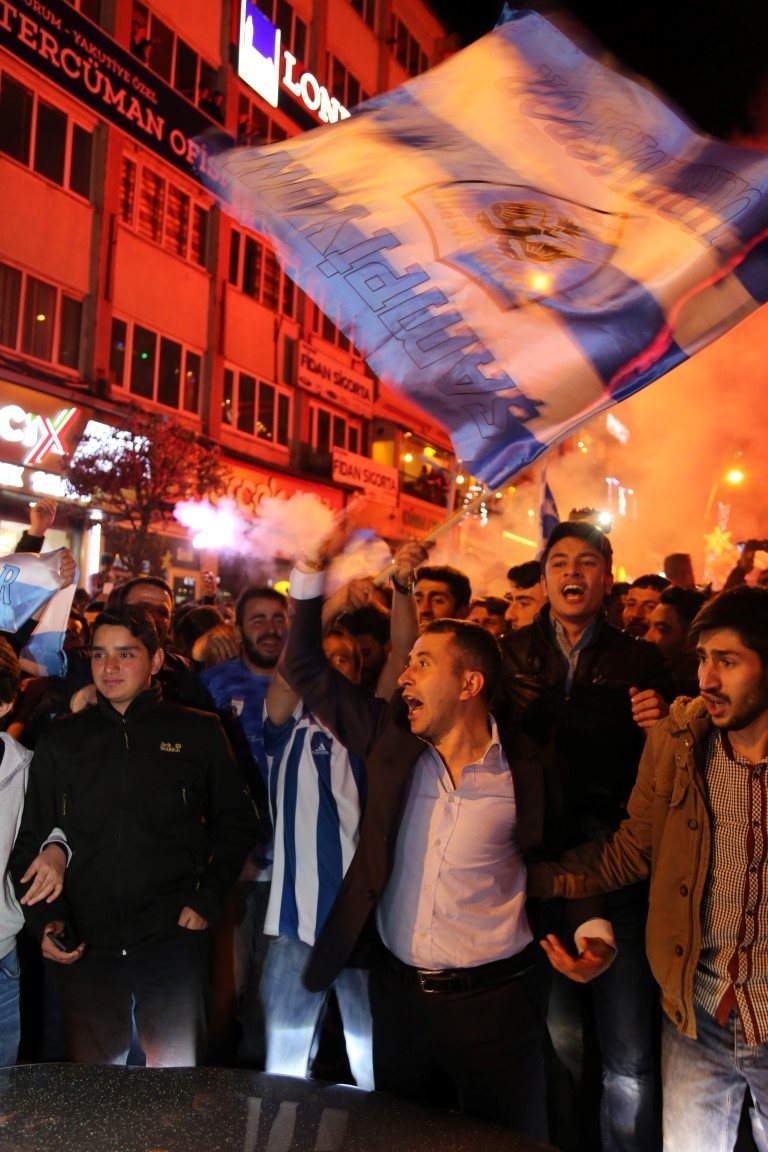 Erzurum’da TFF 1. Lig sevinci