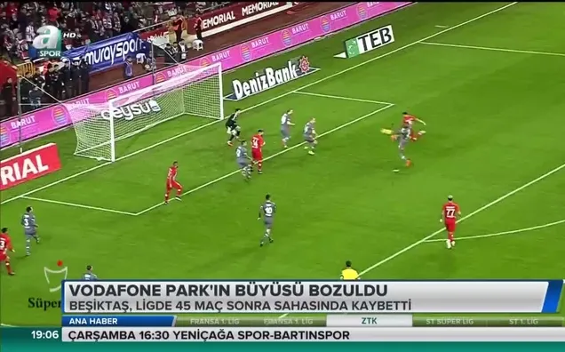 Vodafone Park'ta büyü bozuldu