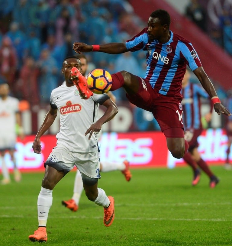 Trabzonspor-Çaykur Rizespor maçından kareler