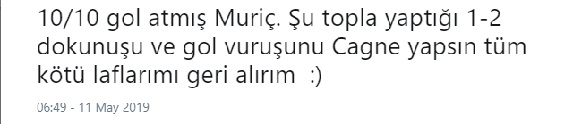 Vedat Muriç için olay sözler! Gerçek Fenerbahçeli oldu