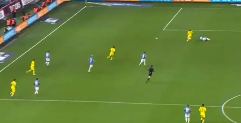 Trabzonspor Göztepe maçında gol öncesi faul tartışması! - 2