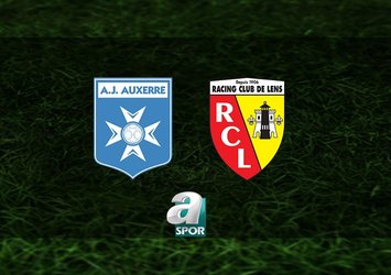AJ Auxerre-Lens maçı detayları! CANLI İZLE