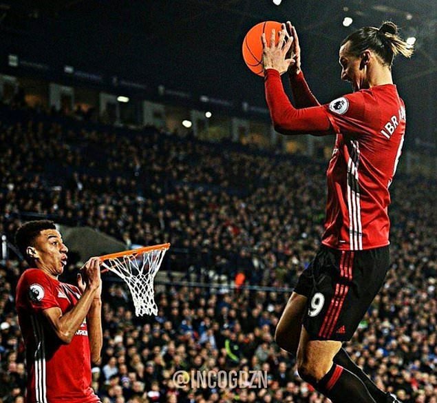 Ibrahimovic’in gol sevinci sosyal medyada olay oldu