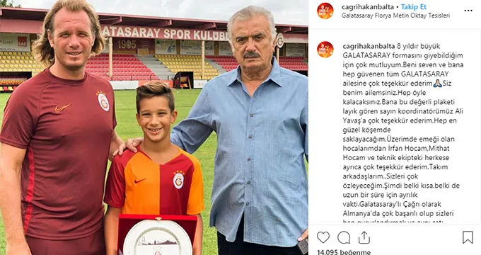 Hakan Balta'nın oğlu Çağrı Hakan Balta Bayern Münih'e transfer oldu - 1