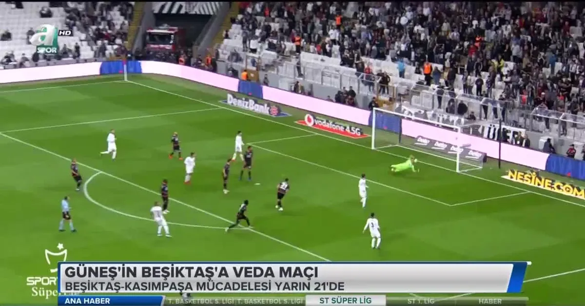 Şenol Güneş'in Beşiktaş'a veda maçı