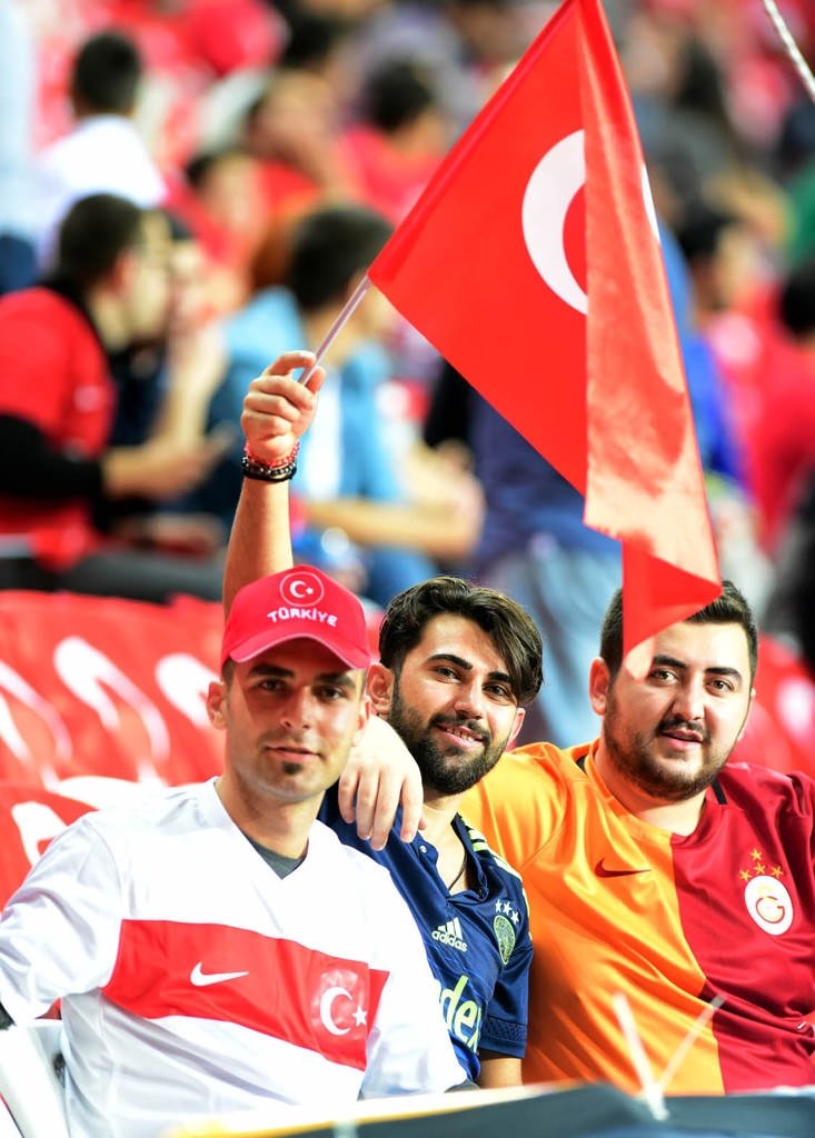 Türkiye-Kosova maçından kareler