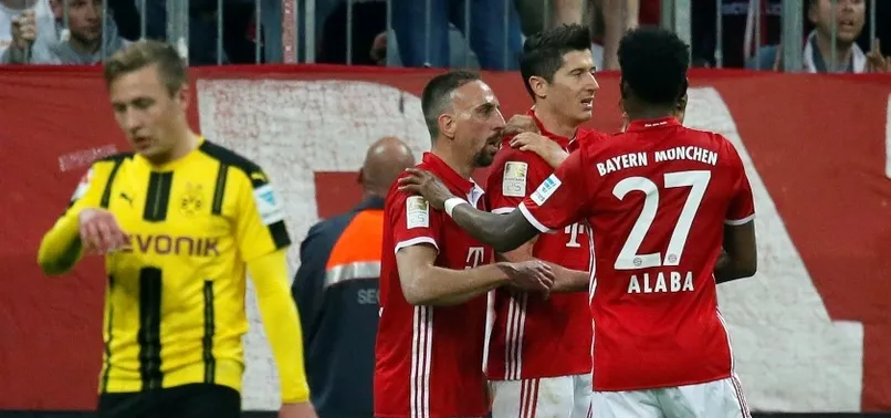 Bayern Münih, Borussia Dortmund'u farklı geçti