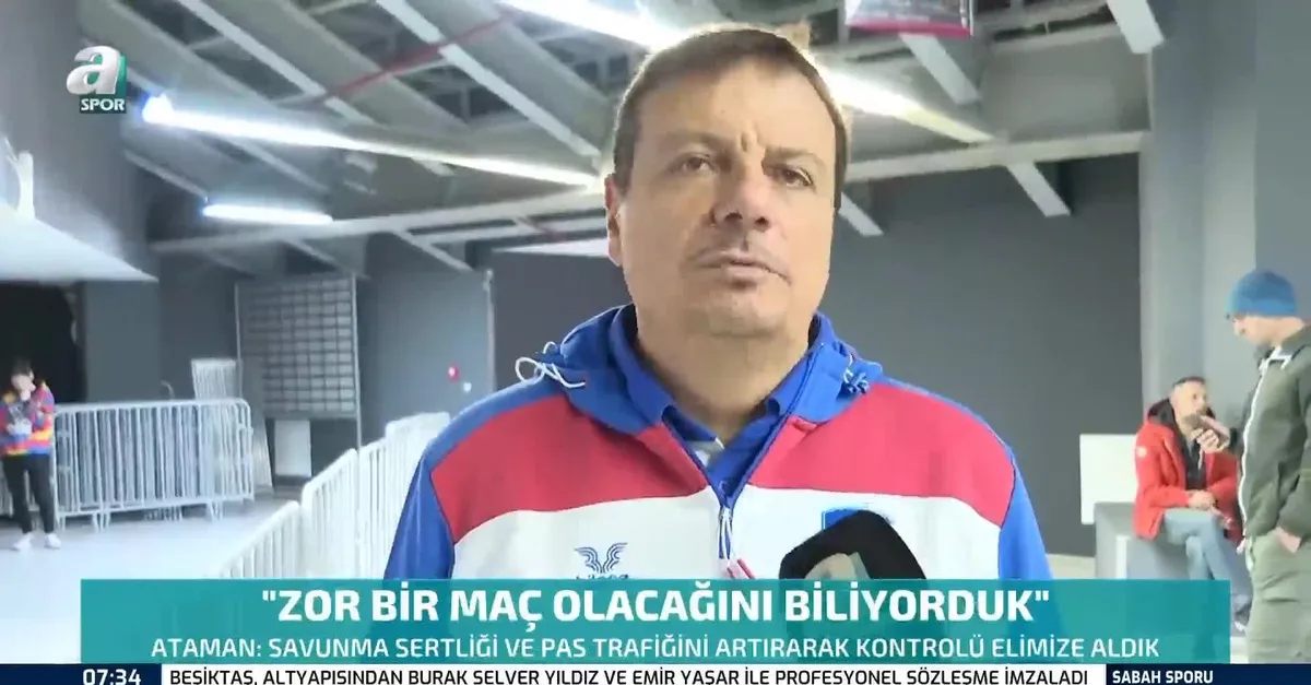 Ergin Ataman Olympiakos galibiyetini değerlendirdi!