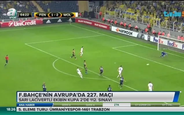 Fenerbahçe'nin Avrupa'da 227. maçı