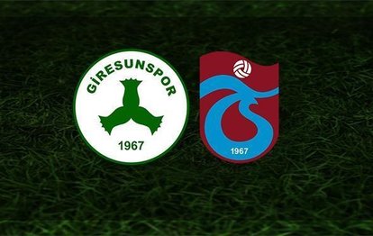 Giresunspor - Trabzonspor maçı ne zaman saat kaçta hangi kanalda? Giresunspor Trabzonspor muhtemel 11’ler