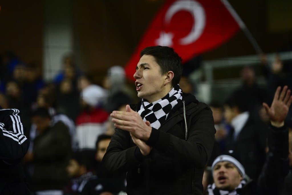 Lokomotiv Moskova - Beşiktaş maçından kareler