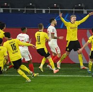 Son dakika spor haberleri: Borussia Dortmund - Sevilla maçında gergin anlar! Erling Haaland...