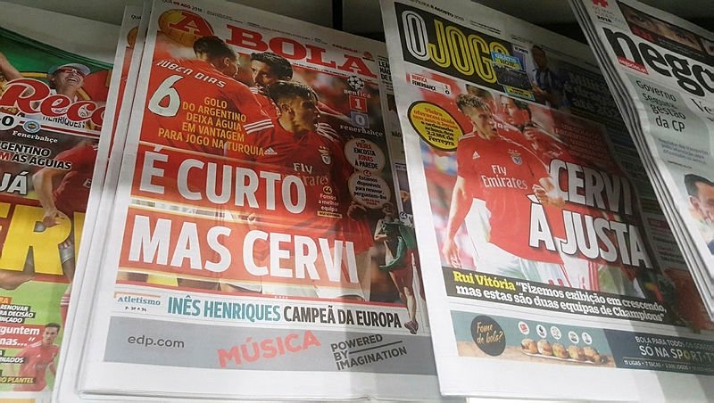 Portekiz Basini Benfica Aci Cekecek Sayfa 1 Fenerbahce 20 Kasim 2020 Cuma