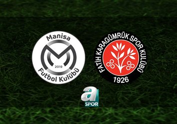 Manisa FK - Solwie Energy Fatih Karagümrük maçı saat kaçta?