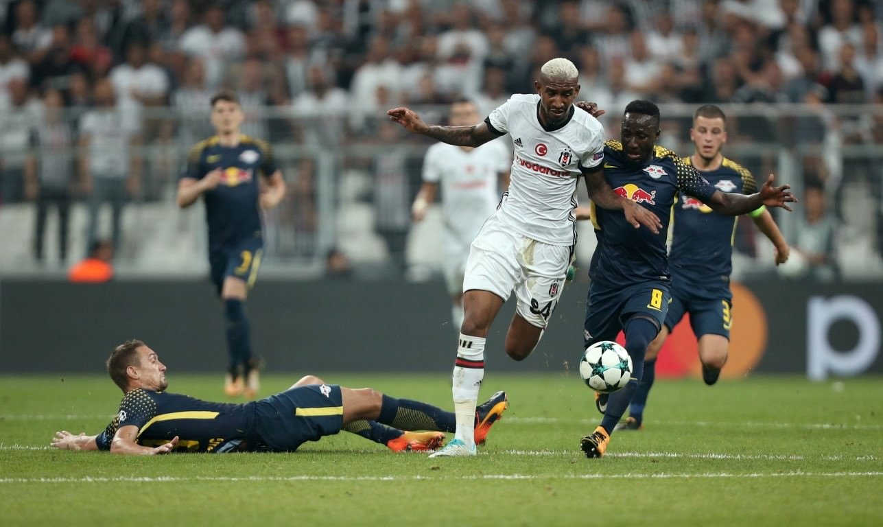 Beşiktaş-Leipzig karşılaşmasından kareler