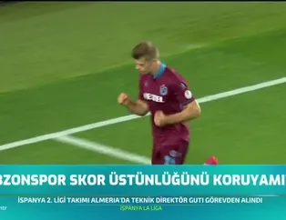 Trabzonspor skor üstünlüğünü koruyamıyor