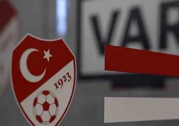 TFF 29. haftanın VAR kayıtlarını açıkladı