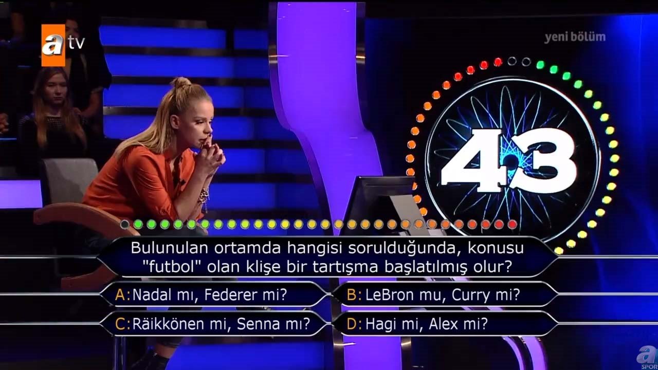 Kim Milyoner Olmak İster’de ’futbol’ sorusu geceye damga vurdu!