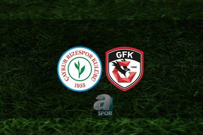 Rizespor - Gaziantep FK maçı ne zaman?