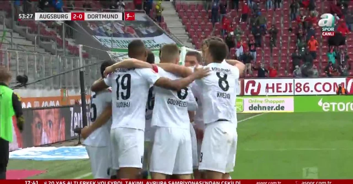 GOL | Augsburg 2-0 Borussia Dortmund