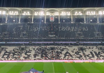 Beşiktaşlılar maça ilgi göstermedi!