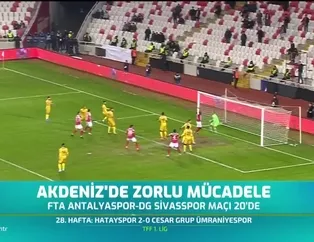 Akdeniz'de zorlu mücadele