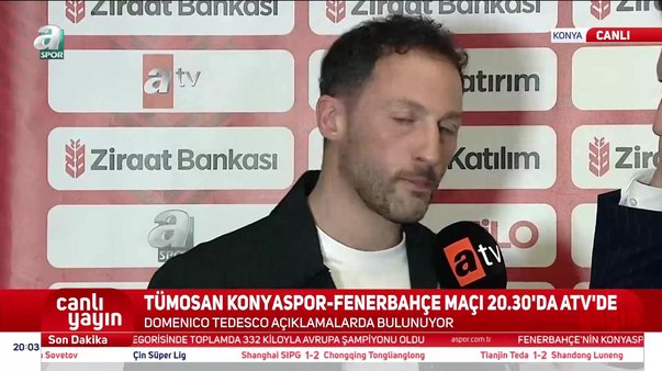Domenico Tedesco'dan flaş Çaykur Rizespor maçı açıklaması!
