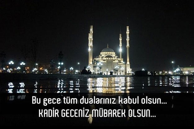 2017 yılı resimli Kadir Gecesi mesajları