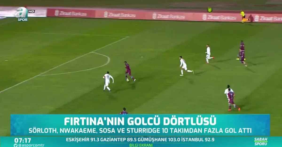 Fırtına'nın golcü dörtlüsü
