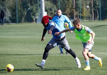 Trabzonspor şut çalıştı