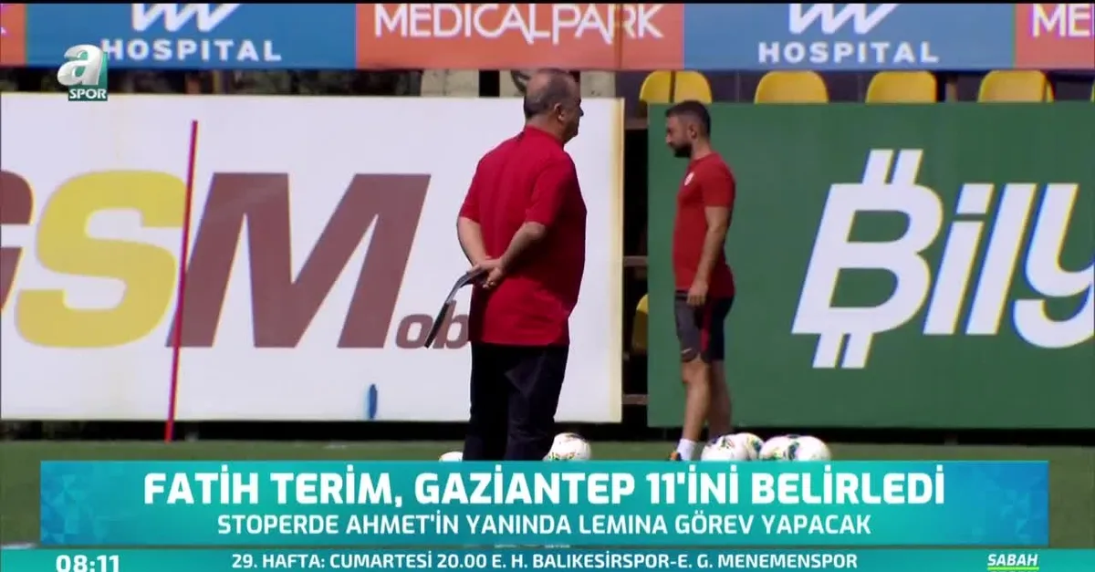 Fatih Terim Gaziantep 11'ini belirledi