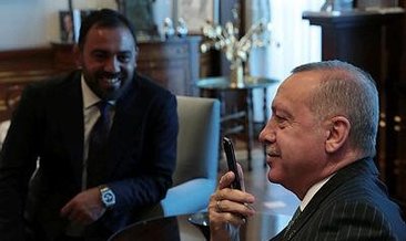 Başkan Erdoğan Rıza Kayaalp'i böyle izledi