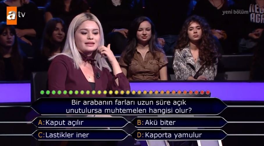 Kim Milyoner Olmak İster 788. son bölüm soru ve cevapları 26 Kasım 2018