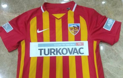 Kayserispor Altay maçına Turkovac yazan formayla çıkacak!