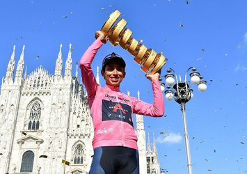 İtalya Bisiklet Turu'nda kazanan Egan Bernal!