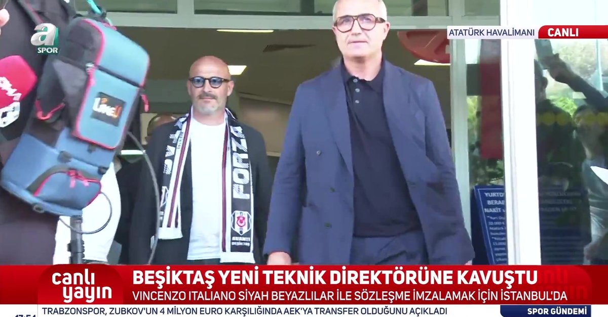 Vincenzo Italiano İstanbul'a geldi!