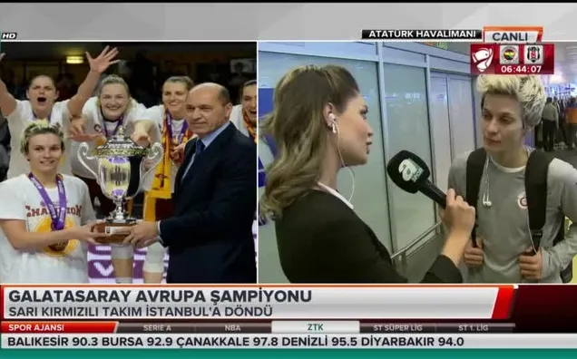 EuroCup şampiyonu Galatasaray yurda döndü