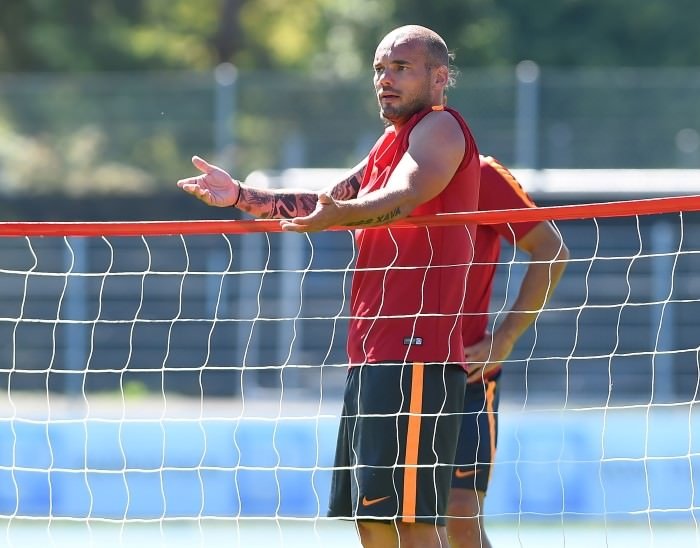 Galatasaray antrenmandan ilginç kareler